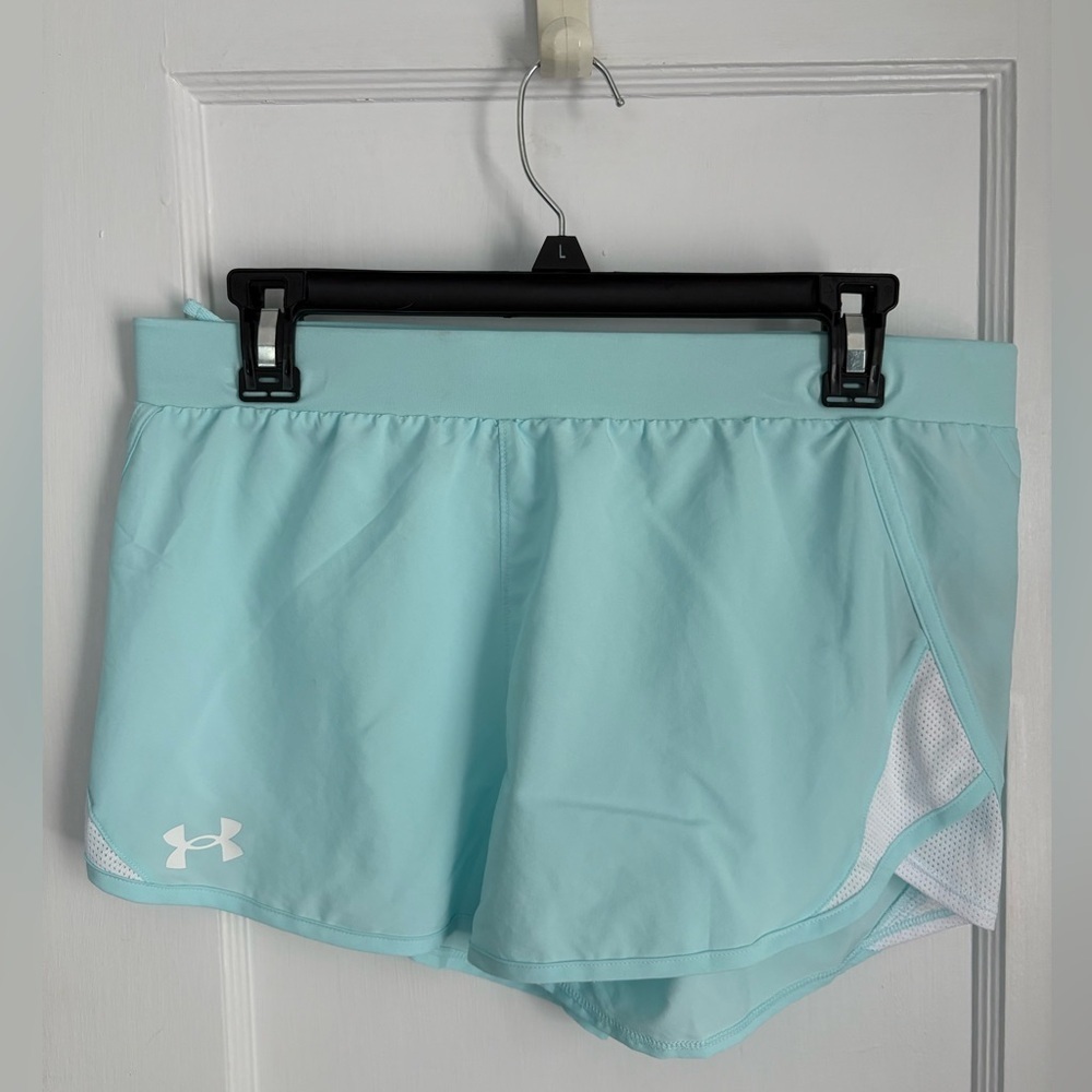 NWT Under Armour Girls Wide Elastic waistband Shorts, Sz: YXL